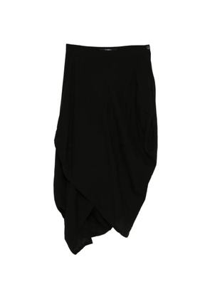 Limi Feu asymmetric draped skirt - Black