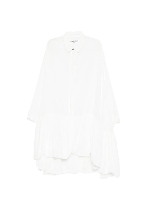 Rundholz ruffled tiered dress - White