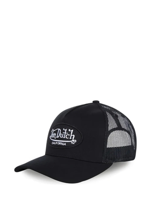 Von Dutch logo-patch mesh-panel cap - Black