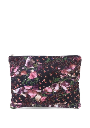 Givenchy Pre-Owned floral-print clutch bag - Black