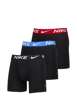 Nike logo-waistband boxer briefs (set of three) - Black