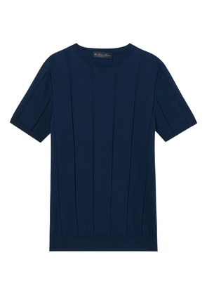 Brooks Brothers cotton ribbed T-shirt - Blue