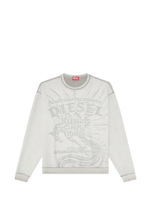Diesel sweatshirt with dévoré print - Grey