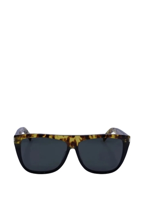 Saint Laurent Eyewear tortoiseshell-effect sunglasses - Black