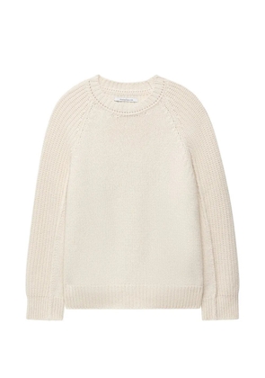 Another Tomorrow oversized raglan-sleeve sweater - Neutrals