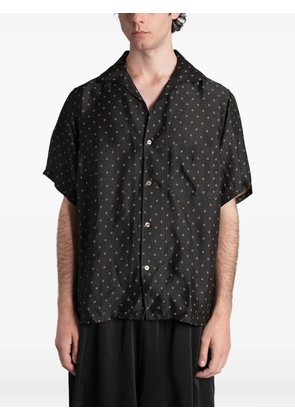 Needles polka-dot short-sleeve shirt - Black
