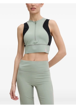 BOGNER FIRE+ICE Caia logo-print zip-up top - Green
