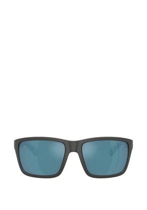 Burberry Check-pattern square-frame sunglasses - Grey