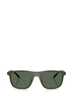 Armani Exchange rectangle-frame sunglasses - Green