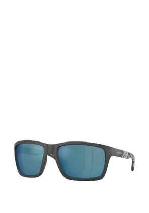 Burberry Check-pattern square-frame sunglasses - Grey
