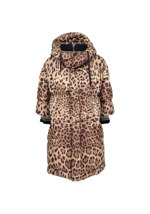 Dolce & Gabbana Pre-Owned leopard-print single-breasted coat - Neutrals