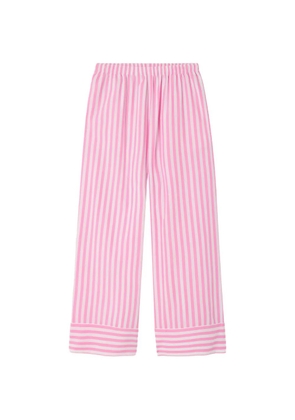 American Vintage Vextown striped straight-leg trousers - Pink