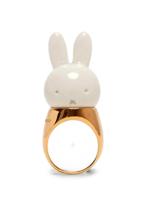 Andres Gallardo x Miffy Seal porcelain ring - Gold