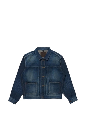 TAIGA TAKAHASHI Lot.714 panelled denim jacket - Blue