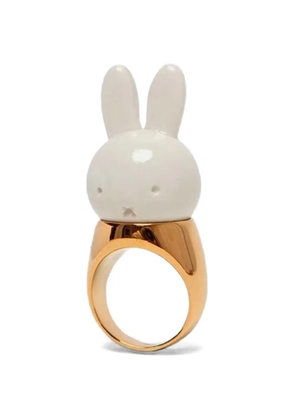 Andres Gallardo x Miffy Seal porcelain ring - Gold