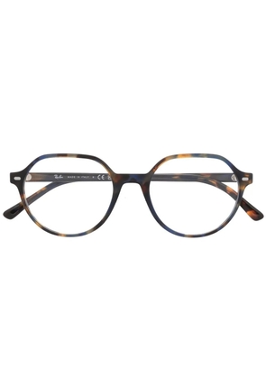 Ray-Ban round-frame optical glasses - Brown