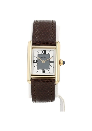 Cartier 1990s Tank Must 28mm watch - White