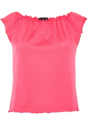 Gucci Pre-Owned frill wool top - Pink