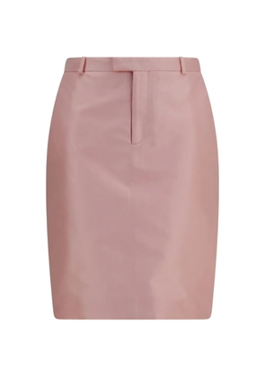 Gucci silk-faille pencil midi skirt - Pink