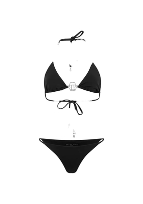 Philipp Plein Hexagon logo-plaque bikini - Black