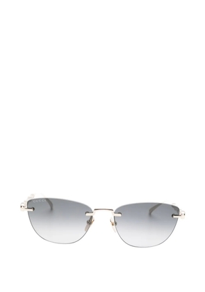 Gucci Eyewear Bamboo cat-eye sunglasses - Gold