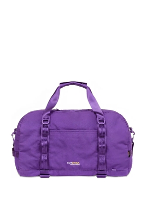 Supreme logo-patch duffle bag - Purple