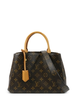 Louis Vuitton Pre-Owned BB Montaigne monogram-pattern shoulder bag - Brown