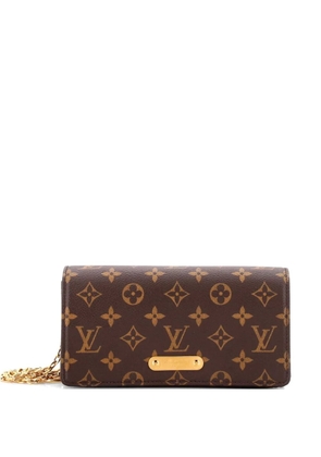 Louis Vuitton Pre-Owned Lily Wallet on Chain Monogram Canvas crossbody bag - Brown