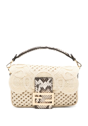 FENDI mini Baguette shoulder bag - Neutrals