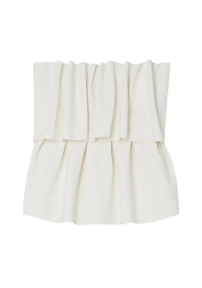 House Of Dagmar sculpted tiered top - Neutrals