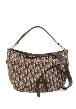 Christian Dior Pre-Owned Saddle canvas shoulder bag - Neutrals