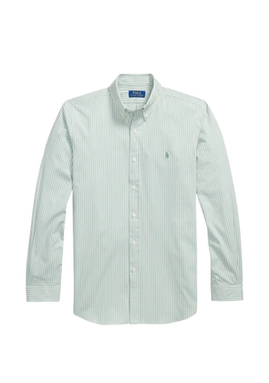 Polo Ralph Lauren striped embroidered-logo shirt - Green
