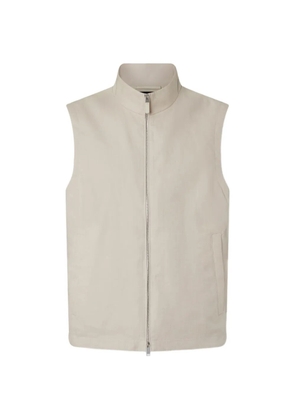 Zegna zip linen vest - Neutrals