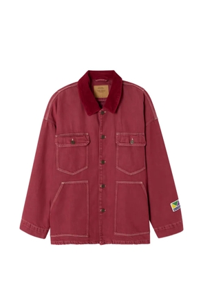 American Vintage Ymobay cotton denim jacket - Red
