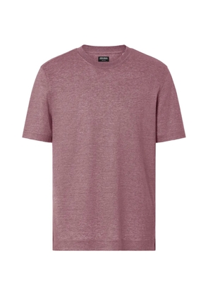 Zegna Oasi Lino T-shirt - Purple
