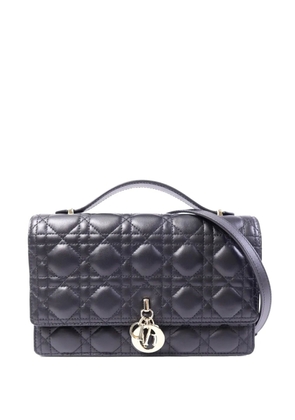 Christian Dior Pre-Owned Cannage top handle shoulder bag - Black