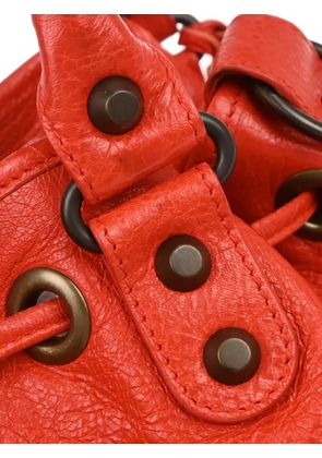 Balenciaga Pre-Owned mini Classic Pompon bucket bag - Red