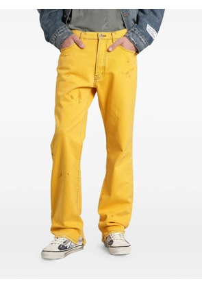 GALLERY DEPT. Marley paint-splatter jeans - Yellow