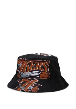 Mitchell & Ness Philadelphia 76ers Hardwood Classics Cut Up bucket hat - Black