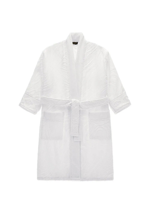 Roberto Cavalli Home animal-print bathrobe - White