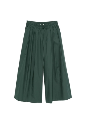 PSOPHIA pleated drawstring trousers - Green