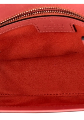 Gucci Pre-Owned Petite GG Flap Leather Mini shoulder bag - Pink