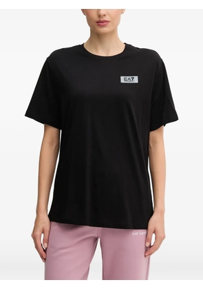 Ea7 Emporio Armani logo T-shirt - Black