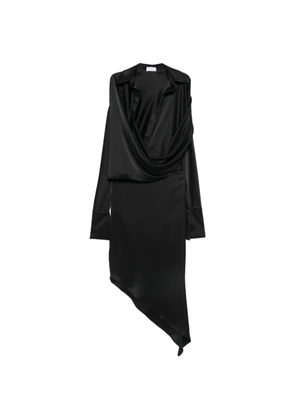 Vestiaire d'un Oiseau Libre asymmetric draped midi dress - Black