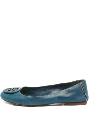 Tory Burch Minnie leather ballet flats - Blue