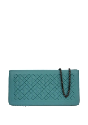 Bottega Veneta Pre-Owned 1990-2000s Intrecciato WOC shoulder bag - Blue