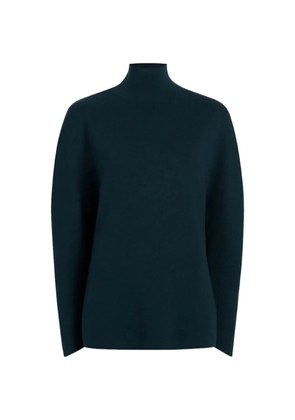 Another Tomorrow dolman-sleeve funnel-neck sweater - Green