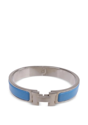 Hermès Pre-Owned Clic H enamel bracelet - Silver