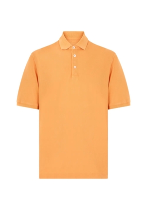 Fedeli short-sleeve polo shirt - Orange