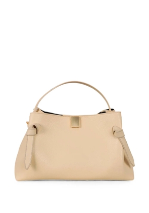 Yuzefi knot-detail leather handbag - Neutrals